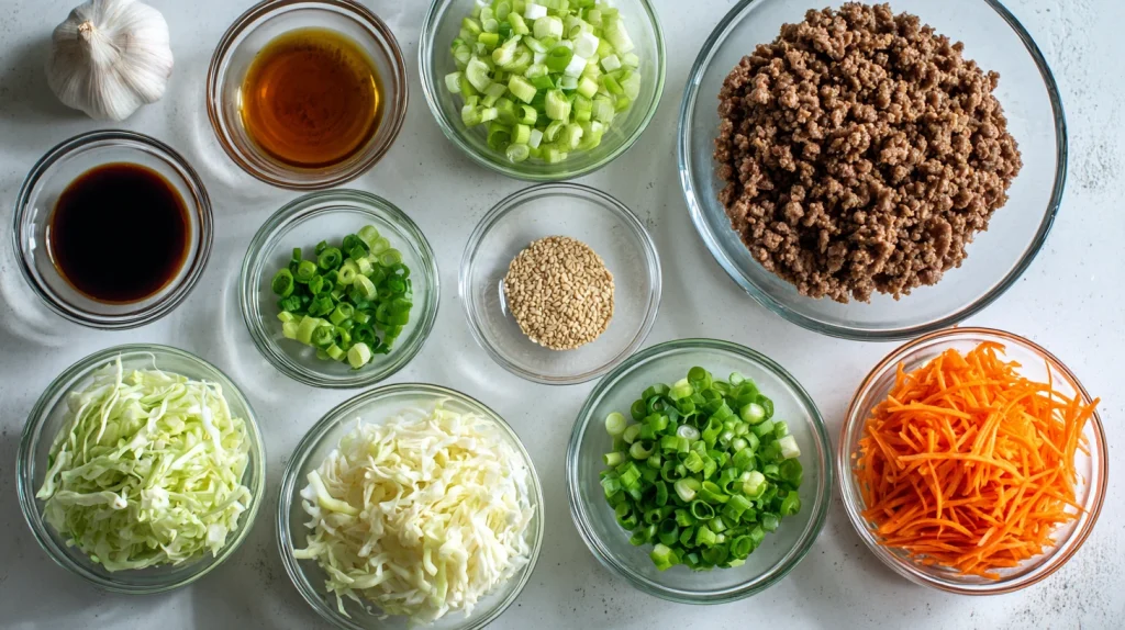 Protein Rich Egg Roll In A Bowl - Easy, Healthy & Quick Meal 2 Protein Rich Egg Roll in a Bowl