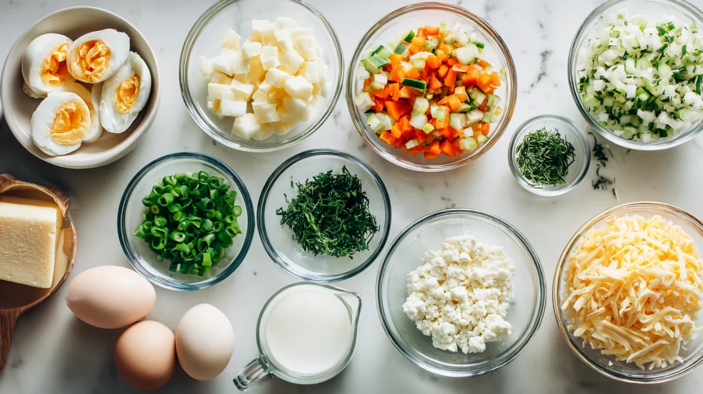 Egg and Veggie Breakfast Cups Recipe - Easy, and Healthy 2 Egg Veggie Breakfast Cups
