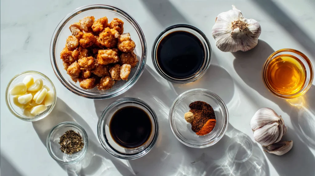 Honey Garlic Chicken Bites Recipe - Quick & Easy Food 3 Honey Garlic Chicken Bites