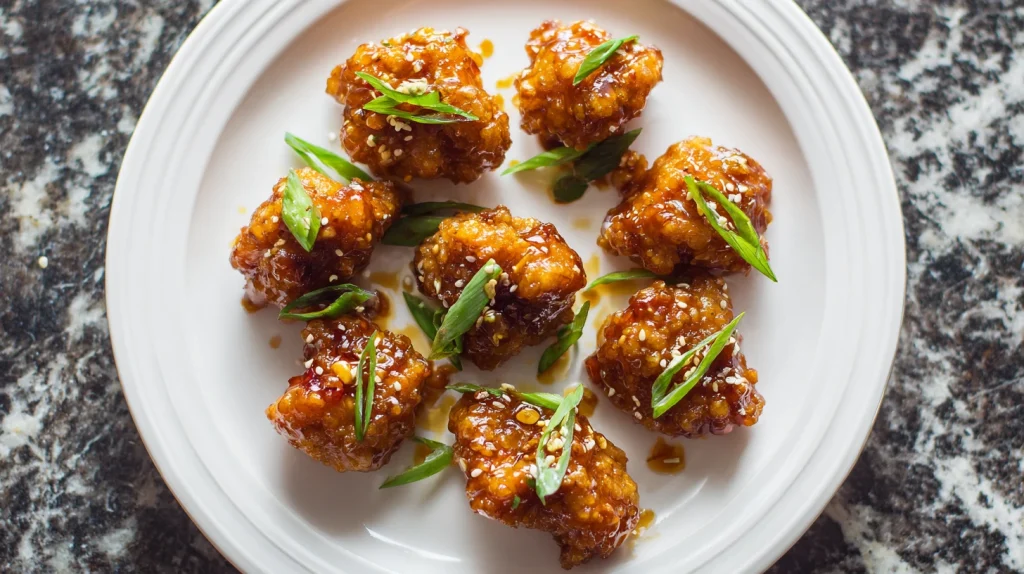 Honey Garlic Chicken Bites Recipe - Quick & Easy Food 2 Honey Garlic Chicken Bites