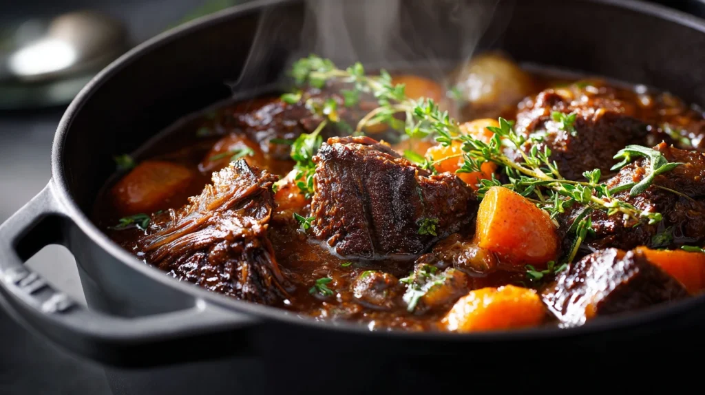 High protein Dutch Oven Pot Roast - Easy & Flavorful Recipe 2 High protein Dutch Oven Pot Roast
