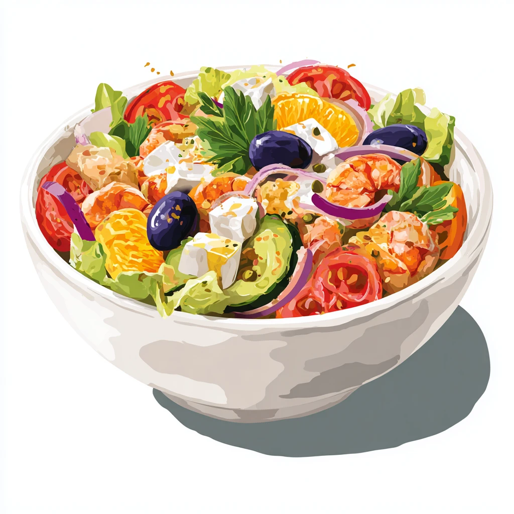 Mediterranean Bowl - Fresh, Balanced, and Easy to Make 4 Mediterranean bowl vector