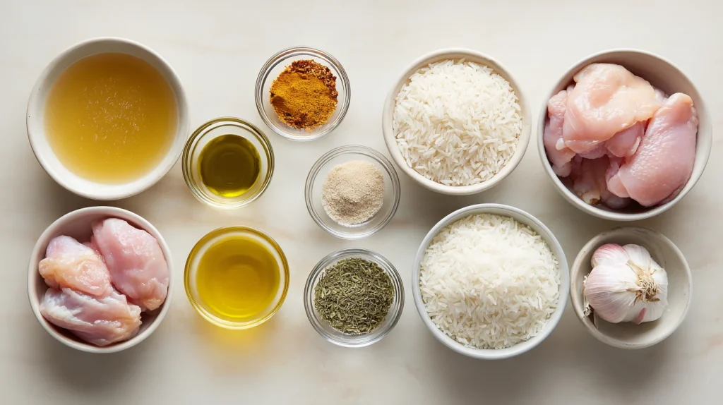 Easy One Pan Chicken and Rice Recipe - Best Family Meal 2 One Pan Chicken and Rice