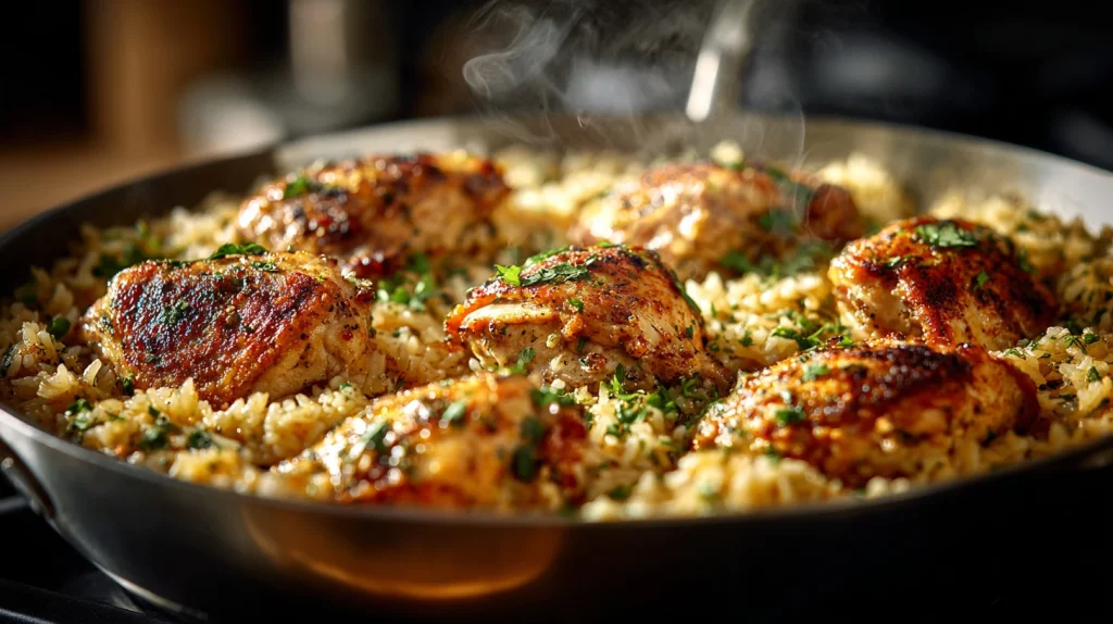 Easy One Pan Chicken and Rice Recipe - Best Family Meal 10 One Pan Chicken and Rice