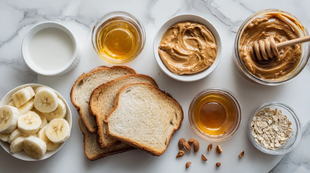 Healthy Peanut Butter Toast - Quick & Nutritious Breakfast 3 Healthy Peanut Butter Toast