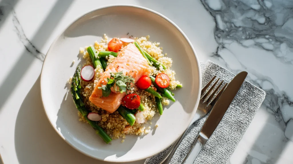 Easy Salmon Quinoa Bowl - Fresh, Balanced & Healthy Meal 10 Salmon Quinoa Bowl