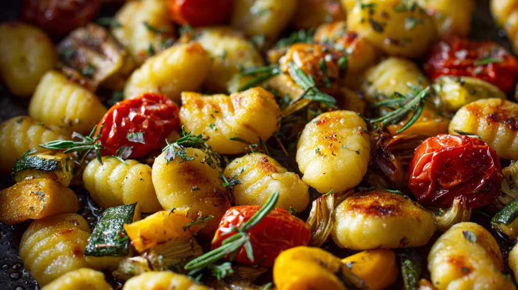 Sheet Pan Gnocchi Recipe - Easy Crispy Gnocchi Meals 2 Sheet Pan Gnocchi