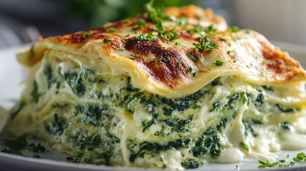 Spinach Lasagna Recipe - Creamy, Rich & Flavorful Dinner 2 Spinach Lasagna