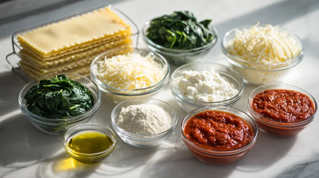 Spinach Lasagna Recipe - Creamy, Rich & Flavorful Dinner 3 Spinach Lasagna