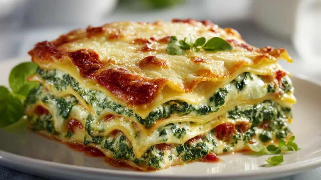 Spinach Lasagna Recipe - Creamy, Rich & Flavorful Dinner 10 Spinach Lasagna