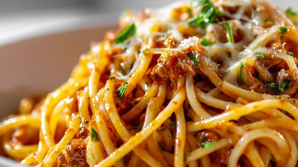 Taco Spaghetti Recipe - Easy & Cheesy Dinner Delight 2 Taco Spaghetti