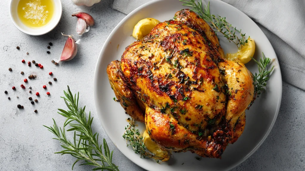 Whole Dutch Oven Roast Chicken - Easy, Juicy & Crispy 8 Whole Dutch Oven Roast Chicken