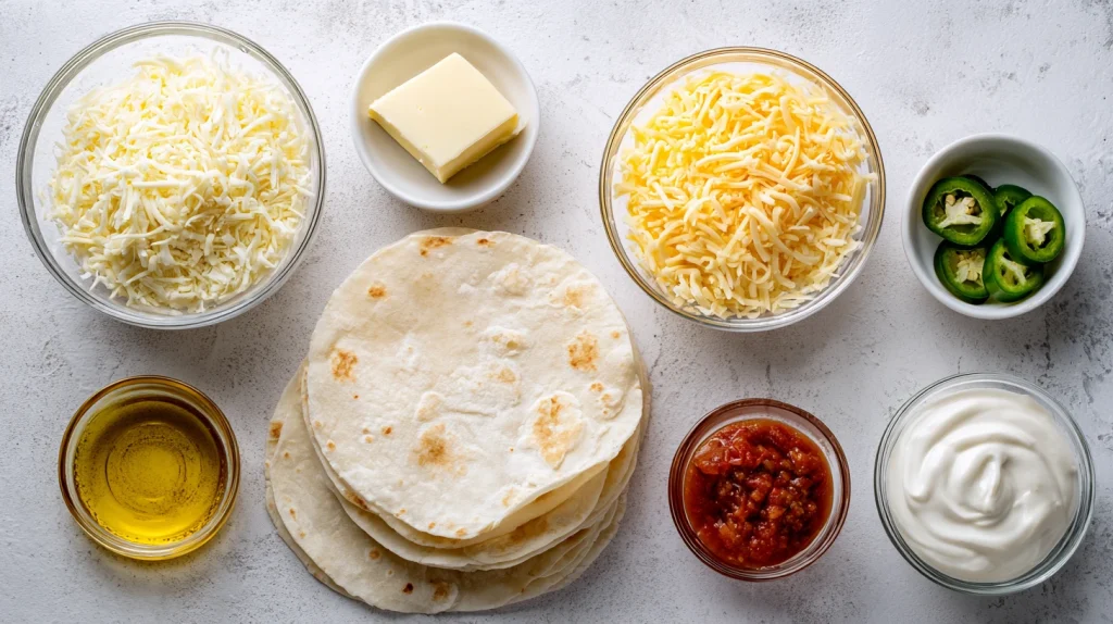 Cheese Quesadilla - Easy & Cheesy Recipe Perfect for Dinner 2 Cheese Quesadilla