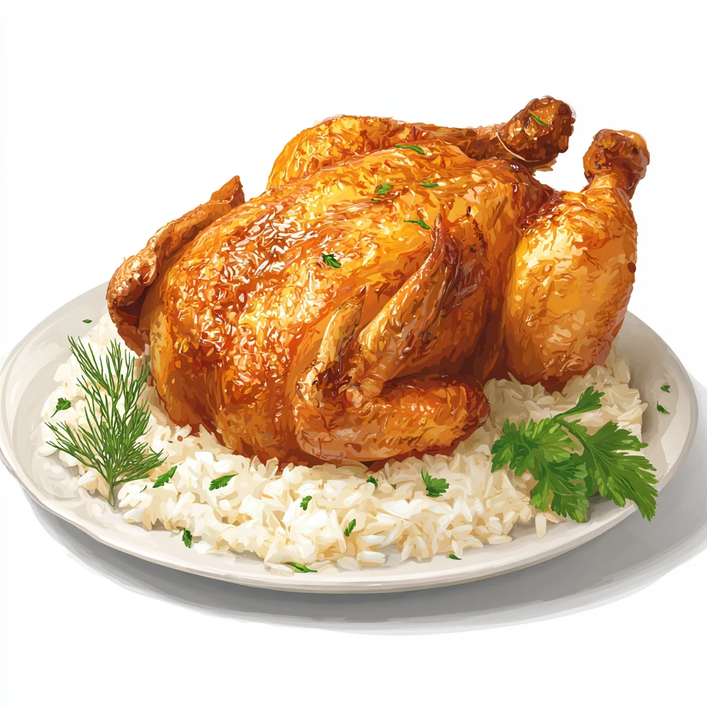 Easy One Pan Chicken and Rice Recipe - Best Family Meal 3 chicken and rice vector