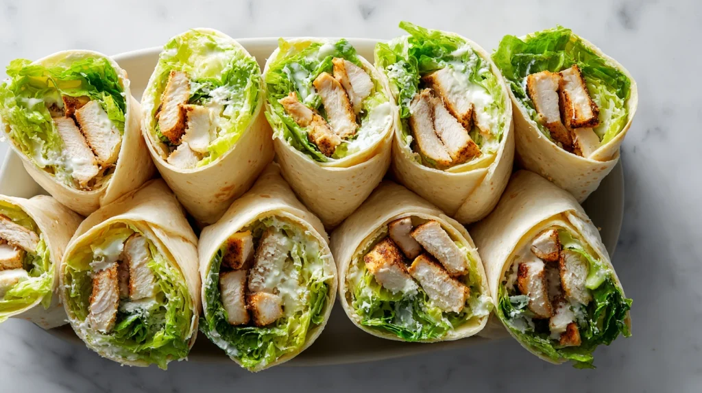 Chicken Ceaser Wraps Recipe - Crispy Flavor in Every Bite 10 Chicken Ceaser Wraps Recipe