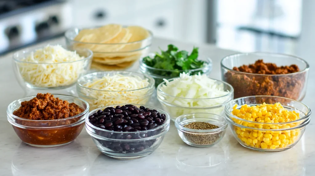 Easy Enchilada Casserole Recipe - Delicious Weeknight Dinner 3 Enchilada Casserole