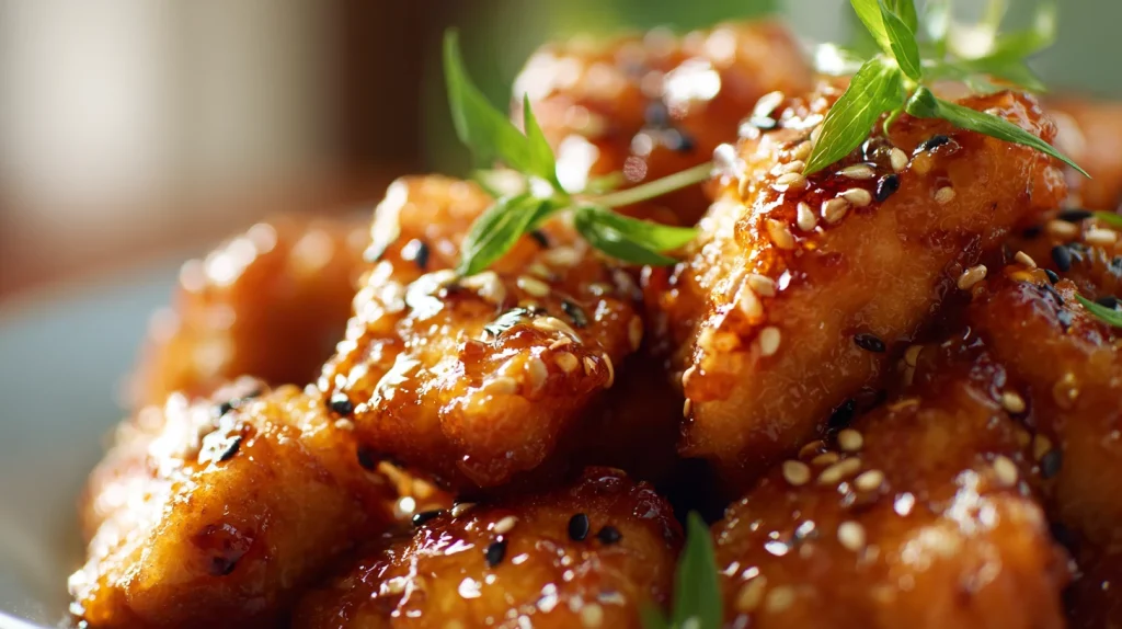 Honey Sesame Chicken Recipe - Crispy, Sweet & Savory Dinner 2 Honey Sesame Chicken