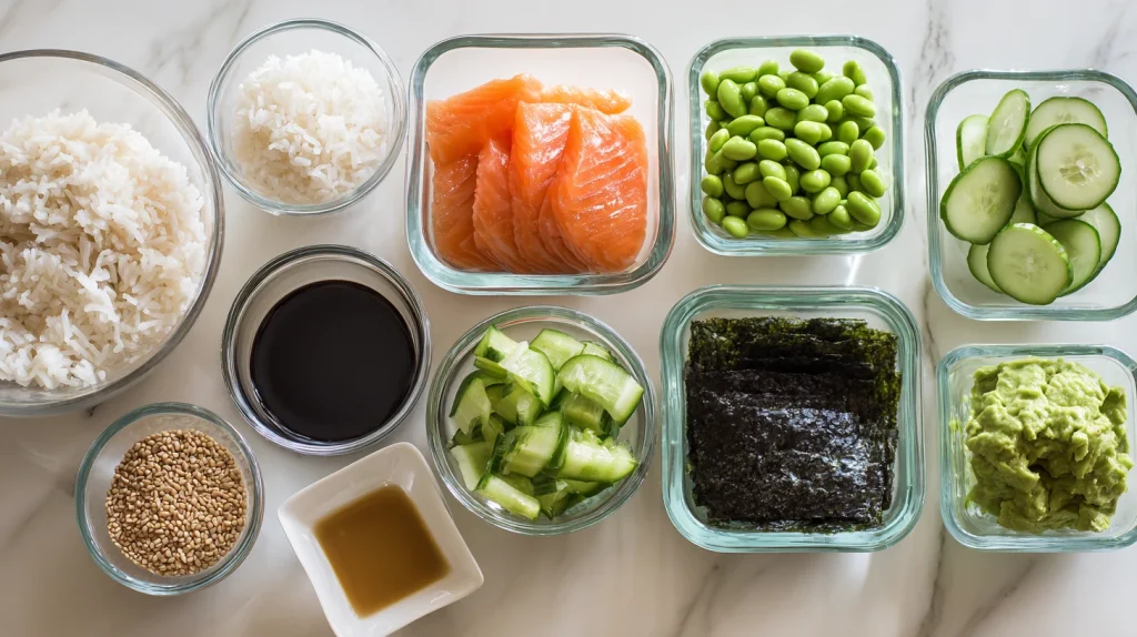 Easy Salmon Sushi Bowl Recipe - Fresh & Healthy Family Meal 3 Salmon Sushi Bowl