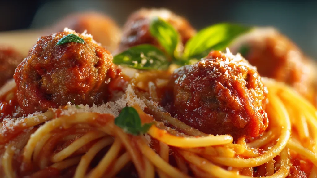Spaghetti and Meatballs - Easy & Healthy Family Meal 2 Spaghetti and Meatballs