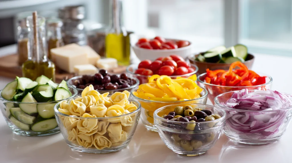 Tortellini Pasta Salad - Easy, Fresh & Flavorful Salad 3 Tortellini Pasta Salad