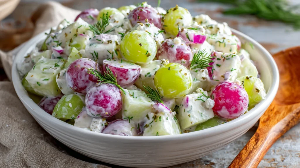 Grape Salad - Creamy, Fresh, and Perfectly Balanced 9 Grape Salad
