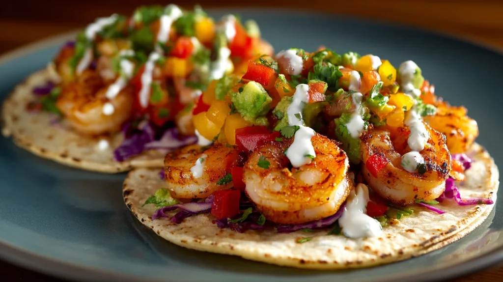 High Protein Shrimp Tacos - Crispy, Juicy, and Full of Bold Flavor 2 Shrimp Tacos