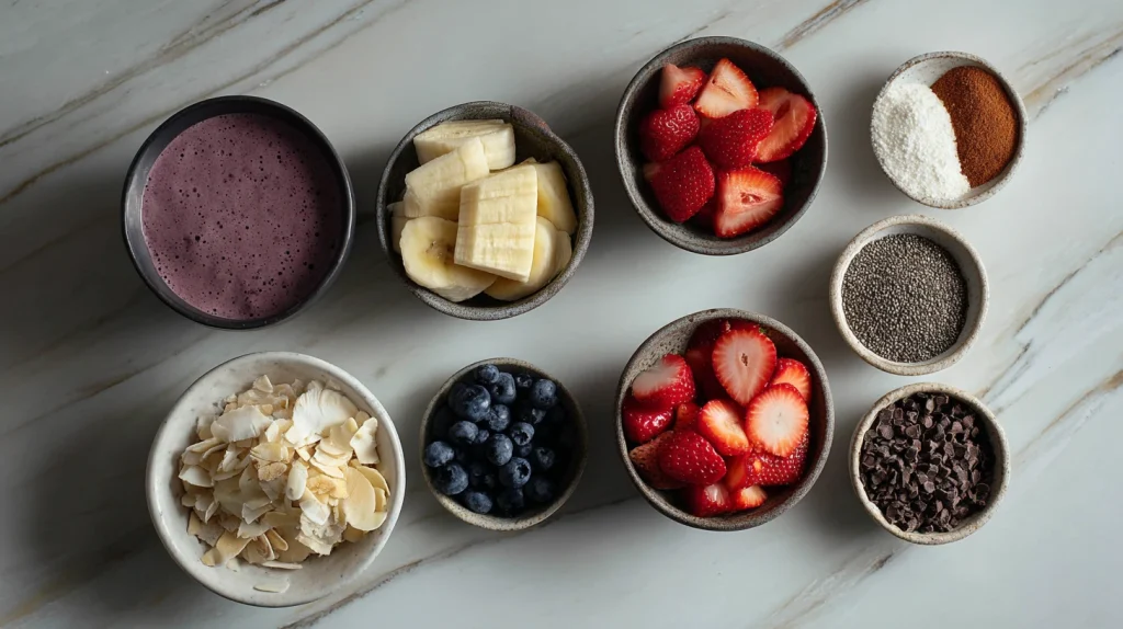 Acai Breakfast Bowl - Creamy, Fresh, and Perfect for Every Morning 3 Acai Breakfast Bowl