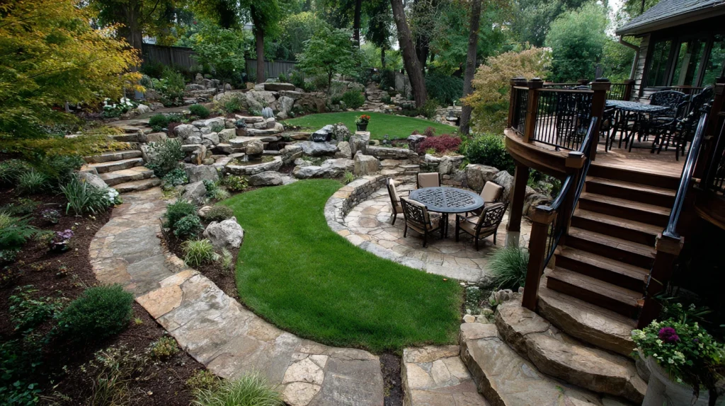 8 Modern Sloped Backyard Landscaping Ideas 7 Backyard Landscaping For Sloped Yard with Structure