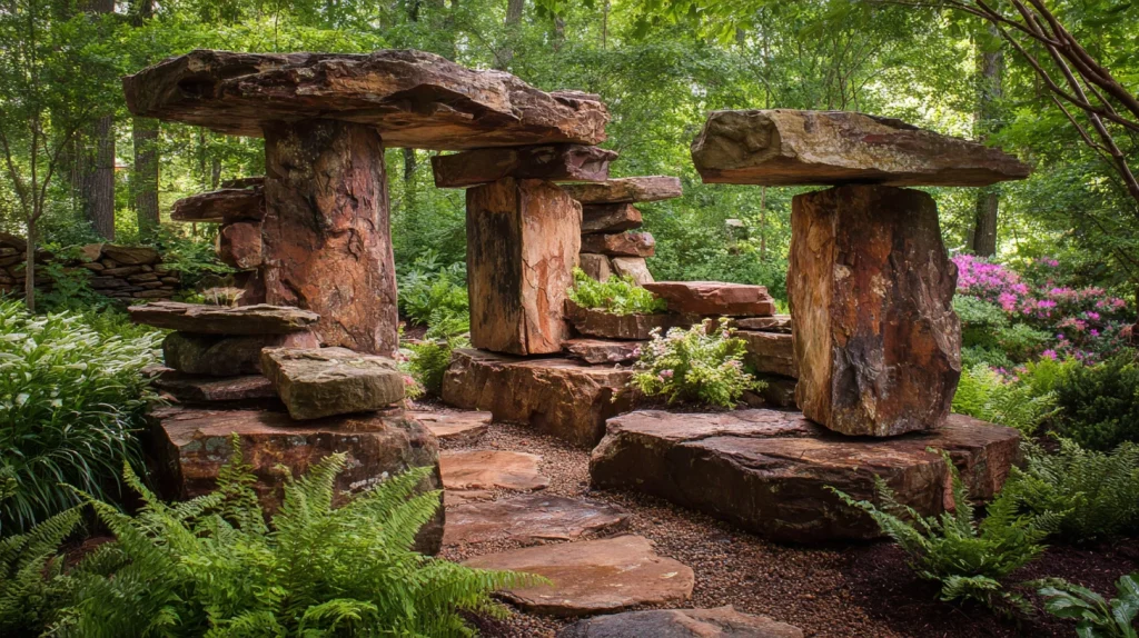 8 Best DIY Backyard Landscaping Ideas 3 Backyard Stones for Natural Structure