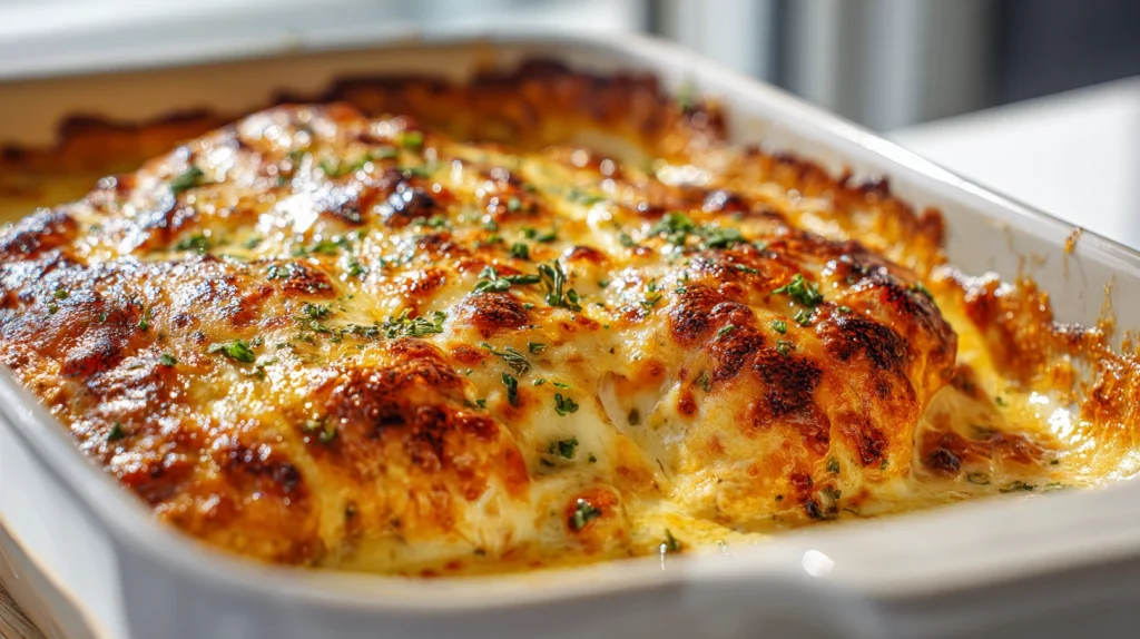 Baked Ricotta Chicken with Cheese - Easy Oven Baked Dinner 10 Baked Ricotta Chicken with Cheese