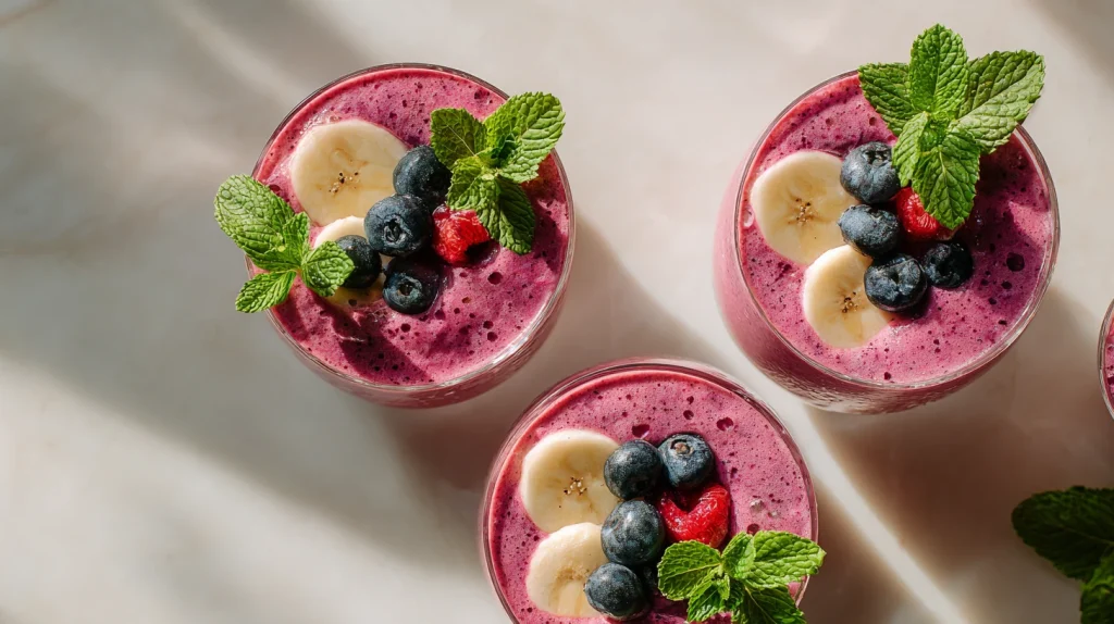 Best Berry Banana Smoothie - Creamy & Fresh Summer Drink 10 Berry Banana Smoothie