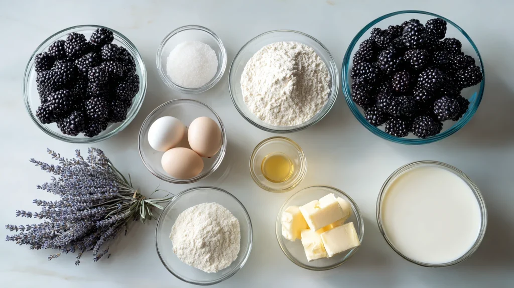 Blackberry Lavender Cake - Easy & Delicious Hearty Dessert 2 Blackberry Lavender Cake