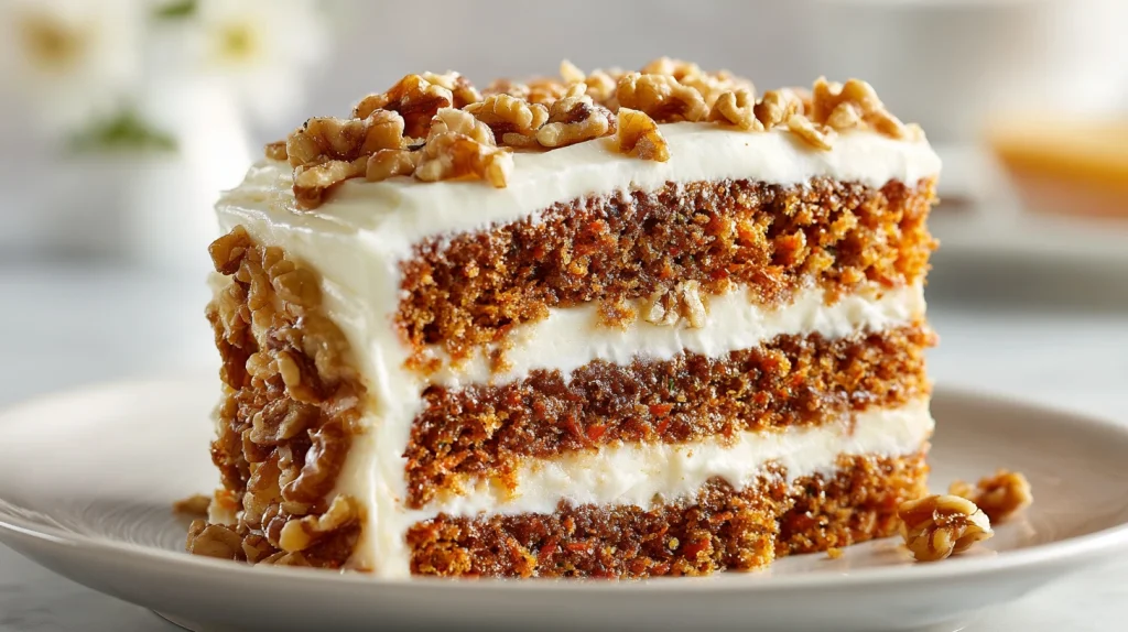 Easy Carrot Cake Recipe - Moist & Flavorful Homemade Classic 12 Carrot Cake