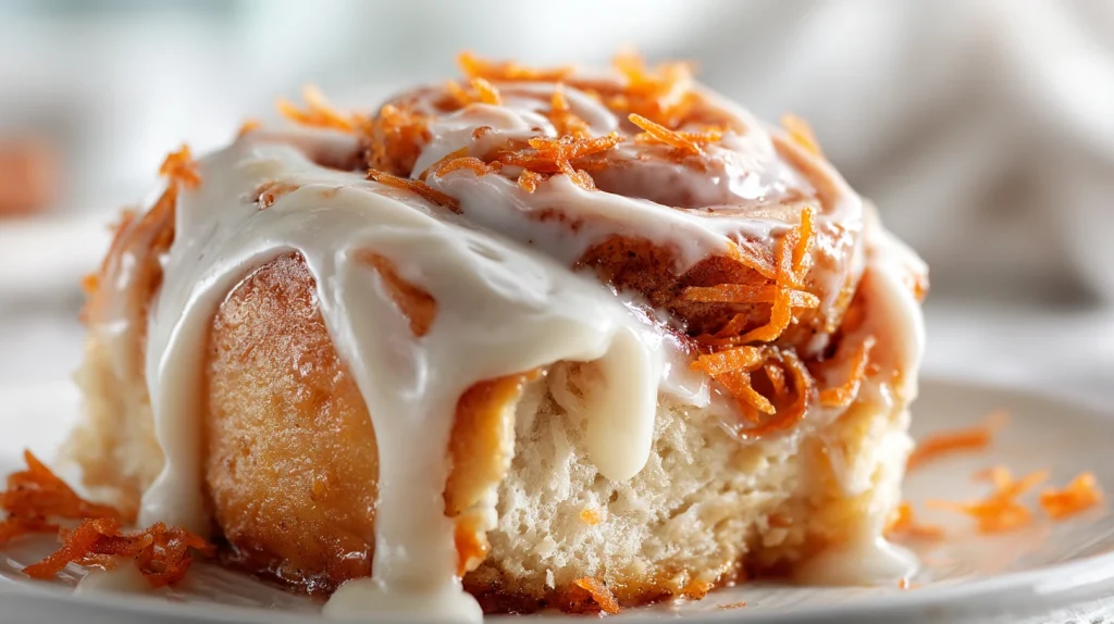 Soft Carrot Cake Cinnamon Rolls Recipe - Cozy Bake Delight 2 Carrot Cake Cinnamon Rolls