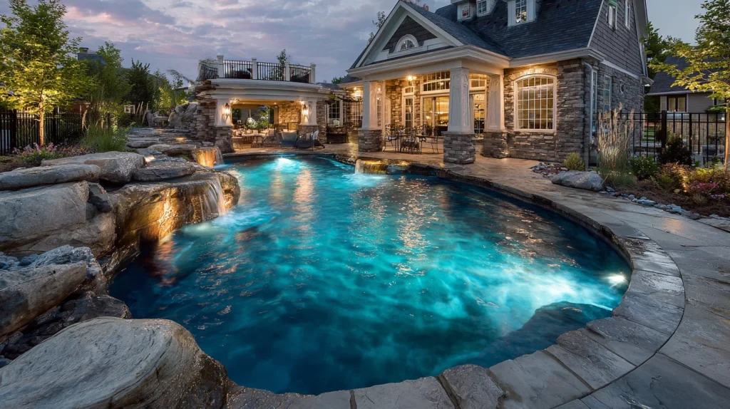 9 Famous Backyard Pool Landscaping Ideas 2 Dream Backyard Pool with Resort Style Design