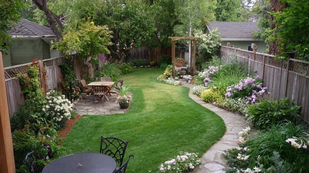 9 Famous Backyard Garden Ideas 2 Garden Back Yard Layout for Simple Planning