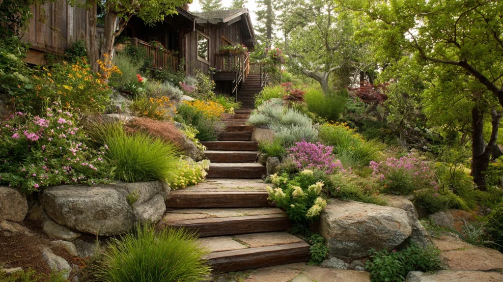 8 Modern Sloped Backyard Landscaping Ideas 8 Garden Ideas For Sloped Yard with Natural Planting