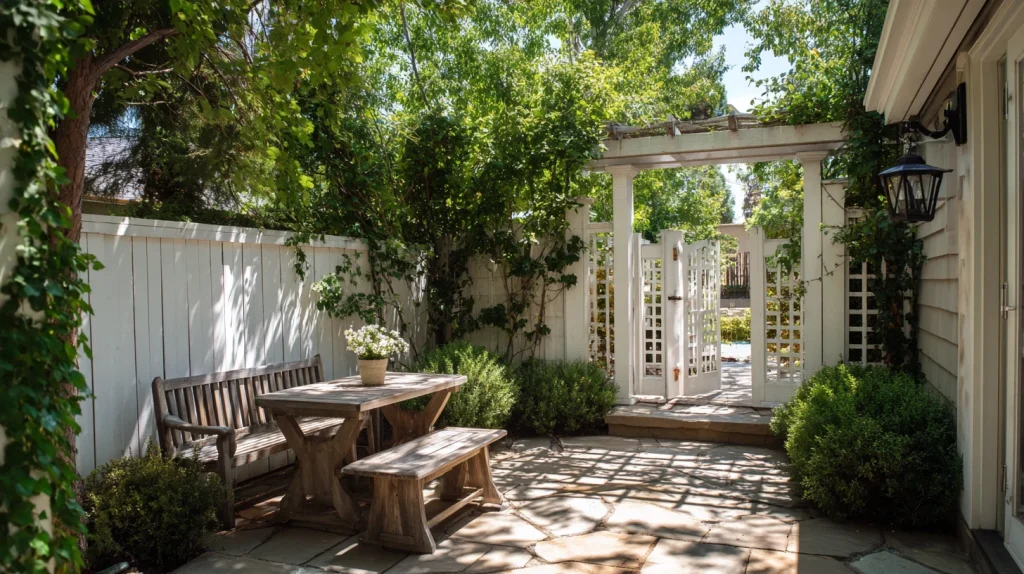 8 Best DIY Backyard Landscaping Ideas 7 Gated Backyard Styling for Privacy and Function