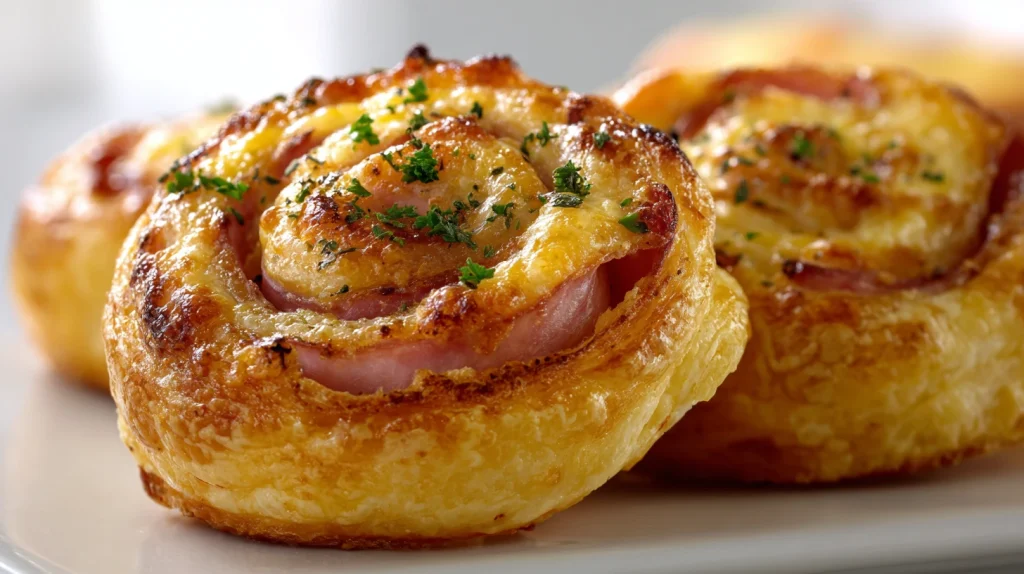 Ham and Cheese Pinwheels - Easy & Cheesy Snack Recipe 2 Ham and Cheese Pinwheels