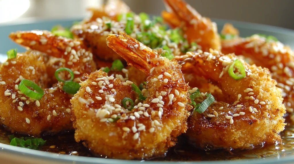 Honey Cream Crispy Shrimp - Best Fried Sweet & Savory Shrimp 2 Honey Cream Crispy Shrimp
