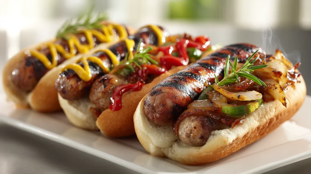 Easy Hot Dogs and Brats Recipe - Juicy BBQ Flavored Meal 10 Hot Dogs and Brats Recipe
