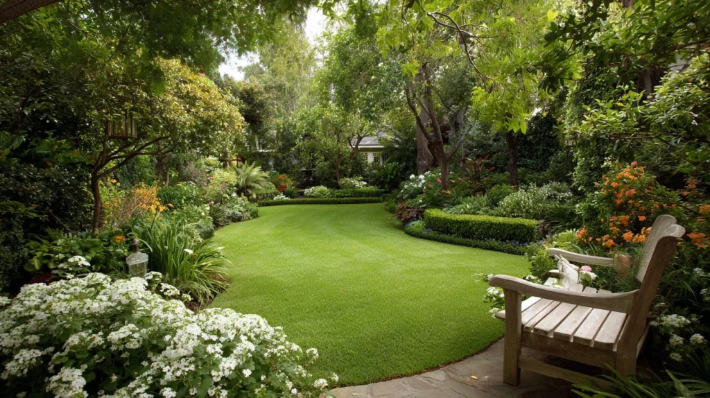 8 Famous Large Backyard Landscaping Ideas 4 Lawn Backyard Design for Open Green Space