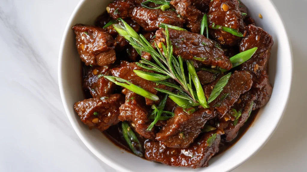 Easy Mongolian Beef Recipe - Quick Weeknight Dinner 2 Mongolian Beef