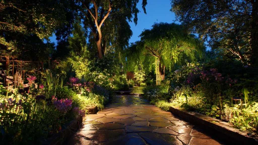 6 Famous Enchanted Garden Backyard Ideas 6 Night Garden Design for Evening Beauty