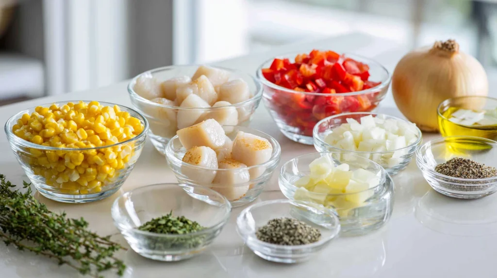 Easy Pan-Seared Scallops with Corn Succotash - Special Meal 3 Pan-Seared Scallops with Corn Succotash