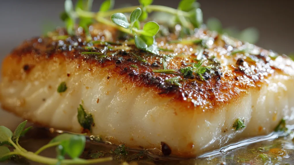 Pan-Seared White Fish - Delicious & Juicy Seafood Dinner 2 Pan-Seared White Fish