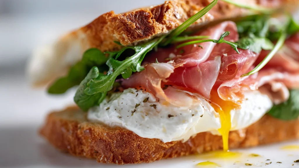 Prosciutto and Burrata Sandwich - Easy & Flavorful Recipe 2 Prosciutto and Burrata Sandwich