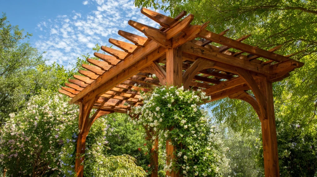 8 Modern Outdoor Patio Ideas on a Budget 8 Raise Pergola Height for Better Airflow