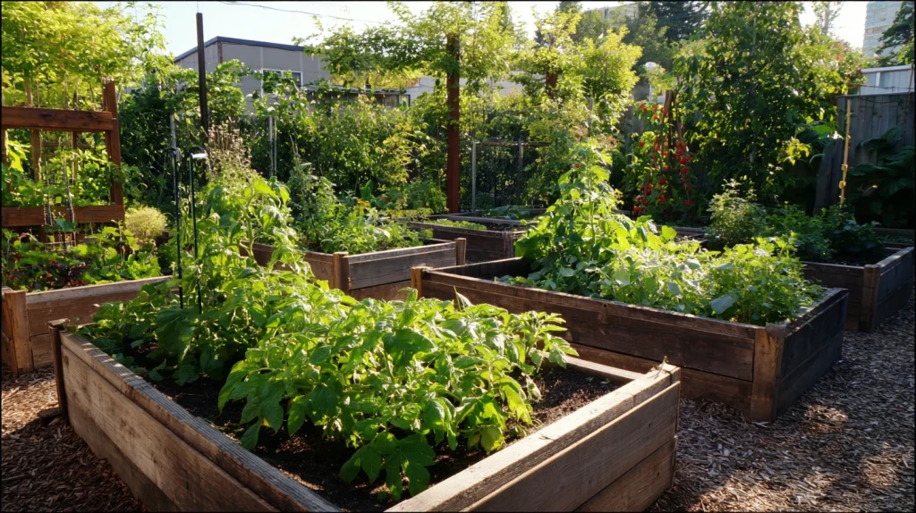 9 Modern Backyard Garden Layout Ideas 5 Raised Beds for Vegetables in Organized Patterns