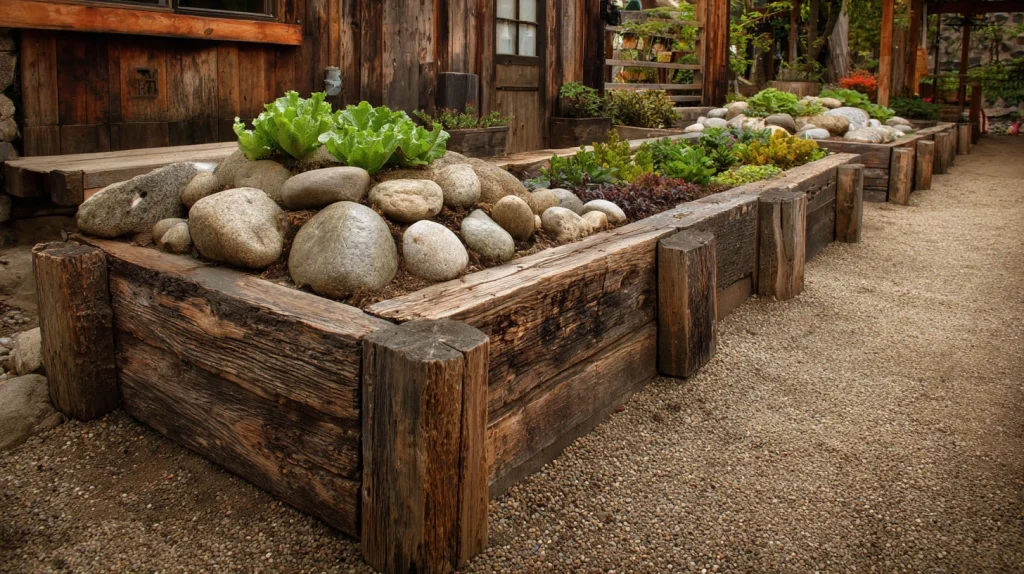 9 Famous Backyard Garden Ideas 6 Raised Garden Beds With Rocks Around for Structure
